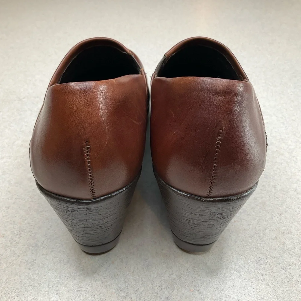 Dansko Rosaline Wedge‎ Heel 37 Chestnut Brown